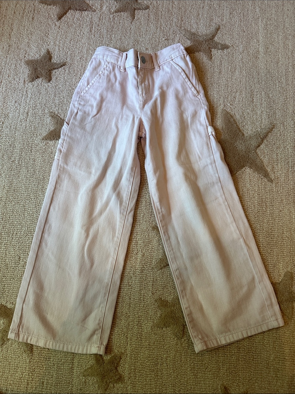 Children’s Place Girls' Wide-Leg Denim Pants